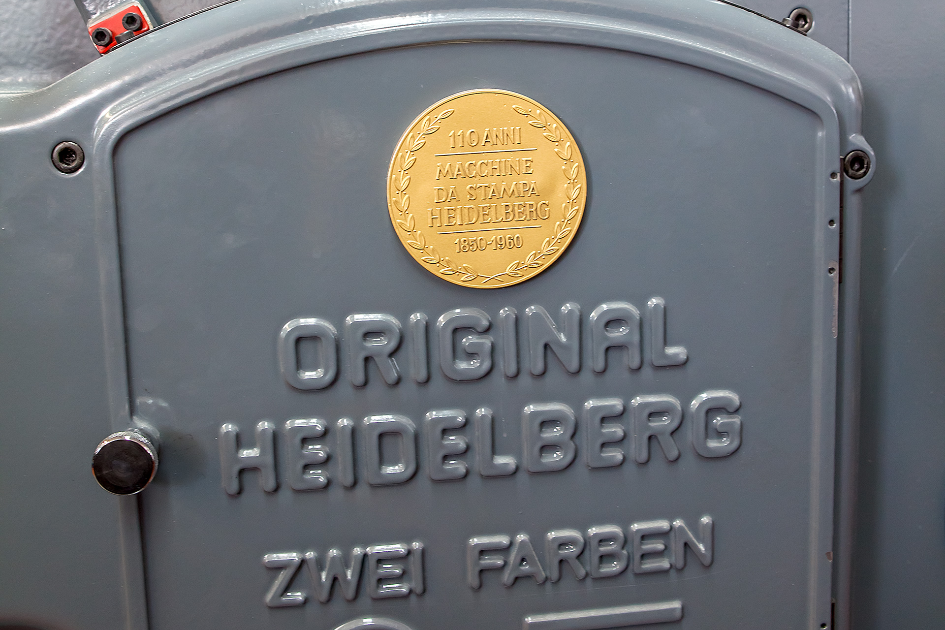 Mack - Geschichte - historische Maschine von Heidelberg